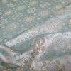 Guofeng Imitación Seda Dorada Brocado Song Tejido Jacquard Teñido con Hilo Nuevo Cheongsam Chino Chaleco Abrigo Tejido de Moda