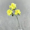 Flores Artificiais para Casamento, Rosas Flip-Flap de 3 Cabeças, Arranjo de Flores de Rosa para Salão de Casamento, Arranjo Floral de Fundo, Decoração Floral para Restaurante, Flores Falsas