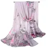 Bufanda de Verano para Mujer Nueva Bufanda de Verano Protectora del Sol Bufanda de Gasa Bufanda de Mariposa Estilo Coreano para Mujer Venta al por Mayor