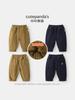 Pantalones de Polar Forrados Kaka Panda para Niños Ropa de Invierno para Niños Pantalones Largos de Invierno para Bebés Pantalones de Algodón para Otoño e Invierno Pantalones para Niños Pequeños