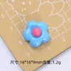 Flores Pequeñas Coloridas de Dibujos Animados Infantil Hecho a Mano DIY Accesorios para Joyería Pegamento de Crema Resina Pequeños Accesorios Material para Pasadores