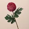 Simulação Ping Pang Crisântemo Crisântemo Cebola Bola Simulação Flor Decoração de Casamento Arranjo de Flores Material Floral Sala de Amostras Micro Paisagismo Flor Artificial