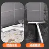 Cepillo Limpiador de Grietas de Piso, Cepillo Limpiador de Pared Multiusos para Baño, Cepillo Limpiador de Azulejos con Mango Largo, Cepillo para Inodoro Sin Ángulos Muertos, Cepillo para Piso de Baño