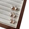 Pendientes Clásicos de Perlas Color Dorado Champagne de la Princesa Diana Estilo Francés Retro Femenino Bombilla Estilo Socialité Pendientes de Bola