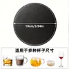 Alfombrillas de Cuero Transfronterizas, Posavasos de Cuero Impermeables y a Prueba de Aceite, Posavasos para Tazas de Té, Manteles para Mesa de Comedor, Manteles Aislantes del Calor, Regalos Publicitarios para el Hogar, Hechos a Medida
