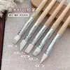 Set de Bolígrafos Herramienta para Arte de Uñas con Palo de Madera, Bolígrafo de Silicona para Pegatinas, Bolígrafo de Presión, Bolígrafo de Tallado, Bolígrafo para Polvo de Espejo Mágico