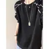 Sudadera Americana de Calle con Remaches para Hombre, Diseño Color-Blocking de Nicho, Marca de Tendencia para Primavera y Otoño, Camisa para Capas Interiores, Camiseta