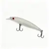 Señuelo minnow Wanhe de lance largo, flotante, con lámina holográfica, 11 cm, 13.4 g, adecuado tanto para agua dulce como salada, con sonajero