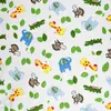 Franela de Algodón Tejido Estampado de Dibujos Animados Terciopelo Terciopelo Cepillado Tela para Pijamas y Ropa de Casa para Niños
