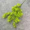 Plantas verdes artificiales, trébol de la suerte, césped multicapa, arreglos de suelo para bodas, paisajismo de hoteles, decoración de plantas de bienvenida temática de otoño