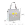 Bolsa de aislamiento térmico de aluminio grueso de gran capacidad con cremallera, bolsa de arroz para estudiantes, lonchera resistente al calor, bolso de mano impermeable con bolsa de arroz