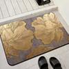 Alfombra Absorbente de Lujo Ligero de Mármol y Barro de Diatomeas, Felpudo para Baño, Felpudo Antideslizante para Puerta de Baño, Alfombra de Secado Rápido para Inodoro