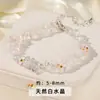 Jingde joias pulseira de cascalho de cristal de pó natural para mulheres ajustável irregular ametista pedra do sol pulseira atacado