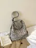 Bolso nuevo de diseño exclusivo con estampado de leopardo, gran capacidad, bolso de hombro de moda, bolso cruzado, bolso de mano casual para el trabajo