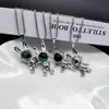 Collar de Conejo Mecánico Móvil ins Accesorios Colgantes Hip-Hop para Hombres y Mujeres Conejo de Ópalo Cadena para Suéter Versátil
