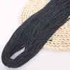 Cuerda Elástica con Alma, Puntos Negros y Blancos, Banda de Goma de 2.5 mm, Alta Elasticidad, Cuerda de Tensión de Goma, Accesorios para Ropa, Banda Elástica