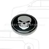 Calota de Carro Caveira do Justiceiro Adesivo Personalizado Centro de Roda Tampa Central de Roda Modificada Logo 56mm60mm