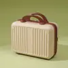 Maleta de Maquiagem Vintage 14 Polegadas Mini Maleta de Mão Mala Pequena Presente de Acompanhamento Bolsa de Maquiagem Mala com Senha de 16 Polegadas