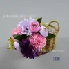 Fornecimento de fábrica flor de crisântemo bola fresca flor de mão simulação flor de mão flor artificial decoração de sala de estar macia casa flor de dama de honra
