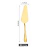 Amazon Aço Inoxidável 1010 Talheres Ocidentais Conjunto de Peças Comuns Banhado a Ouro Colher de Servir Salada Garfo Pá para Bolo Faca para Queijo