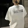 Camiseta de seda de leche con texto divertido para mujer, top de manga corta, nuevo estilo verano 2026, holgado, simple, versátil, casual