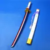Accesorios de cosplay de anime Hoja de bambú Funda de ABS Cuchillo de Sauron Flujo de tres cuchillos Tai knife One Piece Morado Yan magia sin hoja abierta