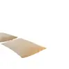 Conjunto de Capa Acolchoada Grossa de Alta Qualidade com Listras para Cabeceira de Cama de Madeira Encosto Macio Cobertura Total Universal Protetor de Poeira