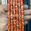 Separadores de 3*6 mm, cuentas sueltas, malaquita, turquesa, lapislázuli, cuentas de rueda doradas, accesorios para bricolaje, pulsera, espaciador, cuentas espaciadoras, cuentas planas de jade