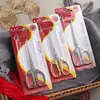 Tijeras de Oficina de Tarjeta Dura de Gama Alta Marca Lin Tai para Bordado, Corte de Papel y Decoración de Ventanas