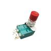 Suministro Botón Interruptor Automático Máquina de Gemas Interruptor Microinterruptor Tapa Roja y Azul de 12 mm Ds438