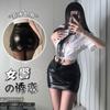 Ventiladores Nocturnos Ropa Interior Sexy Conjunto de Secretaria ol Tentación Uniforme de Policíaca Falda Sexy para Cadera Conjunto Uniforme Femenino 8537