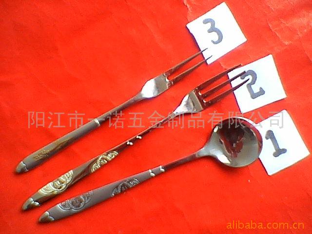 儿童餐具勺,大小叉(P-067)
