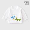 Jingqi Camiseta de Manga Larga de Algodón Puro para Niños Camiseta Interior Ropa de Primavera para Bebés Niños y Niñas Íntimos para Bebés Estampado Superior