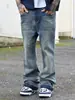 AliExpress 2026 Verano Moda Masculina Más Vendido: Pantalones Casuales Versátiles Azules con Manchas y Desgastados al por Mayor