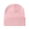 Gorro de Punto Cálido con Patrón de Letras Bordadas para Otoño e Invierno, Adecuado para Reuniones Anuales, Actividades Grupales y Publicidad; Ventas Directas de Fábrica