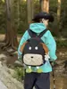 Mochilas Processadas e Personalizadas para Filhotes para Passeios, Mochilas Leves de Desenho Animado, Bolsas de Ombro Casuais e Versáteis de Aparência Premium