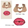 Etiquetas bordadas por computador em estoque. Adesivos bordados criativos para roupas e acessórios. Apliques para patchwork, acessórios DIY e adesivos para tecido.