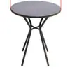 Mesa e Cadeiras de Tecido Teslin para Lazer ao Ar Livre em Estoque Mobiliário de Exterior Engenharia Hoteleira Jardim Combinação de Mesa e Cadeiras de Jantar ao Ar Livre