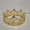 Coroa de Rei e Rainha Vazada em Ferro Forjado, Tiara Infantil de Novo Padrão, Confeitaria, Decoração de Flores, Decoração de Casamento