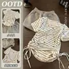[Algodão de Alta Qualidade Imitado] Pijama de Alça Simples Estilo Coreano com Estrela de Cinco Pontas, Shorts de Verão, Conjunto para Casa