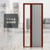 Porta Dobrável Colmeia Porta de Correr Porta de Divisória Invisível Cozinha Banheiro Banheiro Porta Deslizante Retrátil Simples Sem Necessidade de Furação