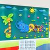 M352 Águila Capturando Polluelos Salón de Clases de Jardín de Infancia Pegatina de Pared Acrílica Estéreo 3D Diseño Decoración de Pared de Centro de Educación Temprana