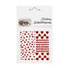 Pegatinas Faciales Transfronterizas Serie 08 en Stock, Pegatinas para Maquillaje de Ojos, Pegatinas de Ojos de Diamante, Pegatinas para Cejas, Accesorios de Perlas, Arte de Uñas DIY para Niños