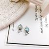 Pingente de Ouro 14K Zircônia Estéreo Coração Derretido Acessórios DIY Pulseira Feita à Mão Colar Pingente Decorativo W