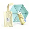 Paraguas Plano 50% de Descuento Ligero Mini Compacto Colorido Paraguas con Protección UV Doble Uso para Sol y Lluvia de Bolsillo Paraguas de Sol