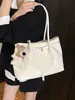 Bolso Tote de Gran Capacidad de Moda Ins Estilo Coreano para Viajar al Trabajo, Bolso de Hombro Casual Versátil de Alto Valor, Bolso para Mujer, Lujo Ligero