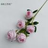 5 cabeças de rosas de montanha de neve, galhos altos, fileira de flores de casamento, arranjo de paisagismo interno, plantio de árvores ao ar livre, flor artificial