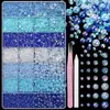 Amazon 60 Colores Strass Planos para Resina 3 mm Colores Mixtos Set de Accesorios para Pintura de Diamantes y Uñas DIY Pegatina Transfronteriza Venta al por Mayor