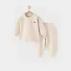 Roupas de Outono para Bebê Calças de Outono Primavera Outono Inverno Camada Base Conjunto de Roupa Íntima Infantil Roupas Quentes para Bebê Conjunto Separado de Duas Peças