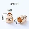 Campana de Metal Cónica Pequeña Sombrero de Cuerno Hebilla de Cuerda para Sombrero Ropa Casual Ropa Deportiva Hebilla de Cuerda para Sombrero Mayoreo